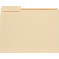 UNIVERSAL - 9-5/8 x 11-3/4", Letter Size, Manila, File Folders with Top Tab - 11 Point Stock, 1/3 Tab Cut Location - Caliber Tooling