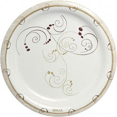 Solo - 9" Heavyweight Paper Dinnerware - White, Beige, Red - Caliber Tooling