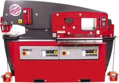 Edwards Manufacturing - 17-3/4" Throat Depth, 110 Ton Punch Pressure, 1-3/8" in 1" Punch Capacity Ironworker - 7-1/2 hp, 3 Phase, 230 Volts, 91-9/16" Wide x 65-1/8" High x 44-7/8" Deep - Caliber Tooling