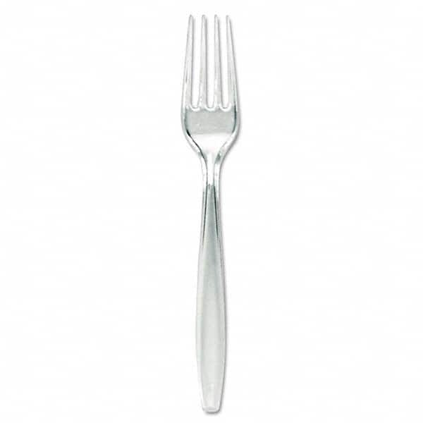 Dixie - Plastic Cutlery, Forks, Heavyweight, Clear - Caliber Tooling