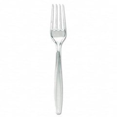 Dixie - Plastic Cutlery, Forks, Heavyweight, Clear - Caliber Tooling