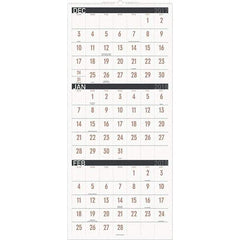 AT-A-GLANCE - 8 Sheet, 12 x 27", Wall Calendar - Caliber Tooling