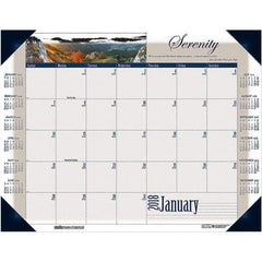 House of Doolittle - 12 Sheet, 22 x 17", Desk Pad Calendar - Motivational - Caliber Tooling