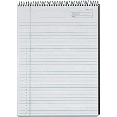 TOPS - 60 Sheet, 8-1/2 x 11-3/4", Legal/Wide (Style) Planning Pad - Black - Caliber Tooling