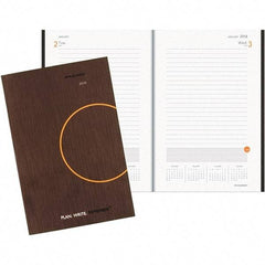 AT-A-GLANCE - 12 Sheet, 6 x 9", Planning Notebook - Dark Gray & Orange - Caliber Tooling