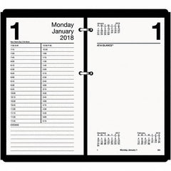 AT-A-GLANCE - 730 Sheet, 4-1/2 x 8", Calendar Refill - White - Caliber Tooling