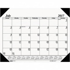 House of Doolittle - 14 Sheet, 22 x 17", Desk Pad Calendar - White - Caliber Tooling