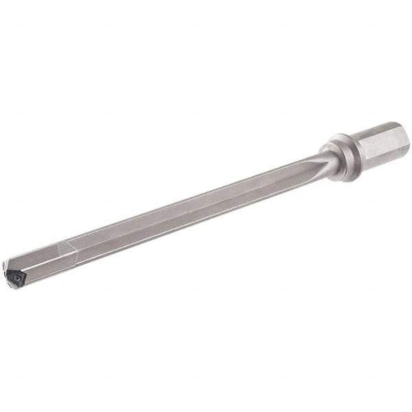 Iscar - 320mm Max Drill Depth, 20xD, 15mm Diam, Indexable Insert Drill - 1 Insert, 25mm Shank Diam, Straight Shank - Caliber Tooling