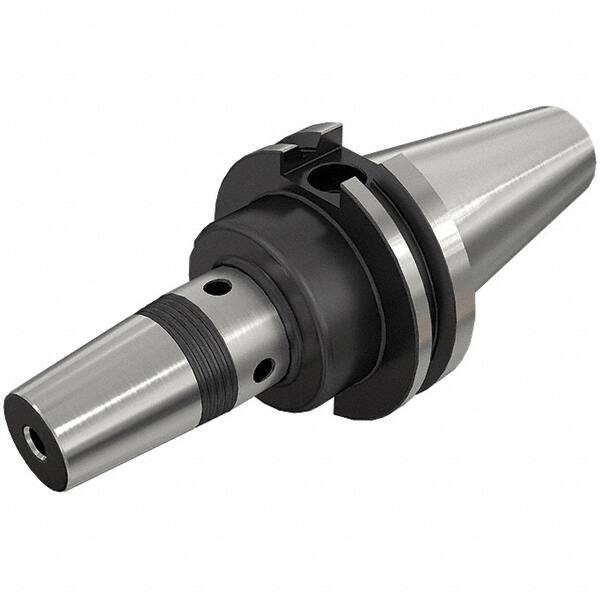 Iscar - 50mm Shank Diam, 1/2" Hole Diam, CAT50 Taper Shank Shrink Fit Tool Holder & Adapter - 3-3/4" Projection, 1.85" Clamping Depth - Exact Industrial Supply