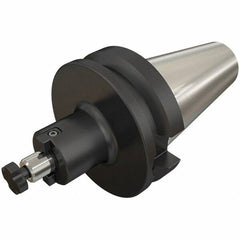 Iscar - BT40 Taper Shank 58mm Pilot Diam Shell Mill Holder - 105mm Flange to Nose End Projection, M16 Lock Screw - Exact Industrial Supply