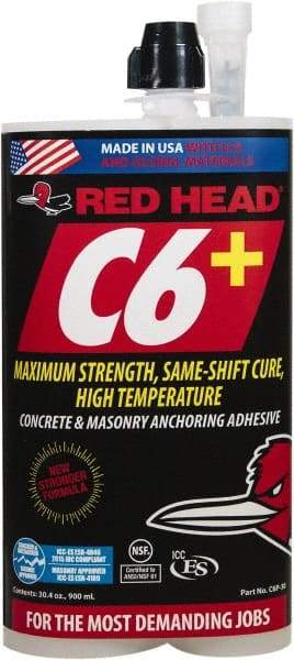 Red Head - Anchoring Adhesives Adhesive Material: Epoxy Volume (fl. oz.): 30.00 - Caliber Tooling