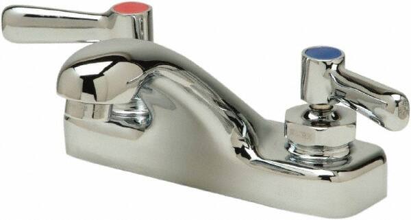 Zurn - Integral, Two Handle, Chrome Plated Deck Mount, Laundry Faucet - Lever Handle - Caliber Tooling