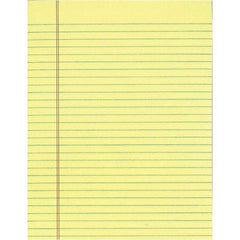 TOPS - 50 Sheet, 8-1/2 x 11", Legal/Wide (Style) Legal Pad - Canary - Caliber Tooling