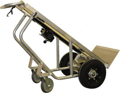 Valley Craft - 1,000 Lb Capacity 32" OAH Hand Truck - Loop Handle, Steel, Pneumatic Wheels - Caliber Tooling