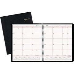 AT-A-GLANCE - 24 Sheet, 8 x 10", Monthly Planner - Black - Caliber Tooling