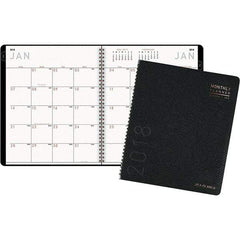 AT-A-GLANCE - 24 Sheet, 8-7/8 x 11", Monthly Planner - Graphite - Caliber Tooling