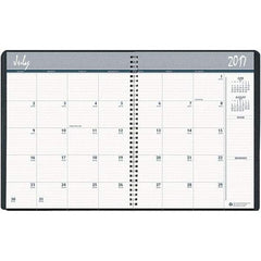 House of Doolittle - 32 Sheet, 8 1/2 x 11", Monthly Planner - Black - Caliber Tooling