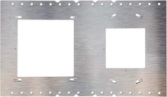 Philips - Aluminum Silver Light Fixture Plate - For Use with FDL Flat Down Lights - Caliber Tooling