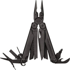 Leatherman - 1 Piece, Multi-Tool Set with 18 Functions - Black, 4" Closed Length - Caliber Tooling