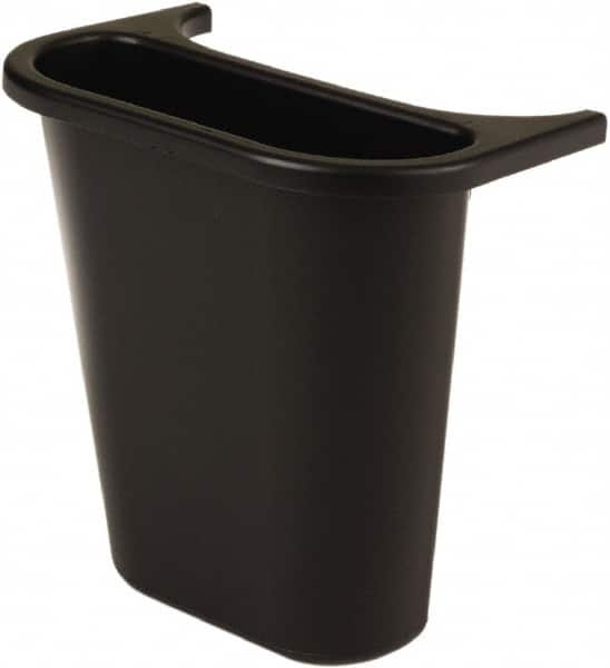 Rubbermaid - 14 Qt Black Rectangle Recycling Container - 297mm High x 269.24mm Long x 185.42mm Wide - Caliber Tooling