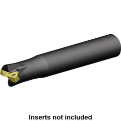 Kennametal - 35mm Cut Diam, 0.059" Max Depth, 32mm Shank Diam, Cylindrical Shank Indexable High-Feed Helical End Mill - Screw Holding Method, WOEJ090512.. Insert, KF2X Toolholder, Through Coolant - Caliber Tooling