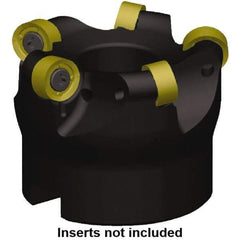 Kennametal - 40mm Cut Diam, 5mm Max Depth, 16mm Arbor Hole, 4 Inserts, RN.J 10T3... Insert Style, Indexable Copy Face Mill - KDR Cutter Style, 40mm High, Series Rodeka - Caliber Tooling