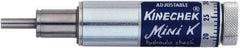 Deschner - 1/2" Stroke Length, 2.5 Lb Min Operating Force, Fast Linear Motion Speed Controller - 4.22" OAL, 400 Max psi, 135°F Max - Caliber Tooling