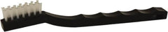 O-Cedar - 1/2" Bristle Length, Nylon Cleaning & Finishing Brush - 1" Wide Head, 7" OAL, Black, Plastic Block - Caliber Tooling