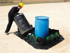 UltraTech - 1,683 Gal Copolymer 2000 Ultra-Spill Berm - 1' High x 15' Wide x 15" Long - Caliber Tooling