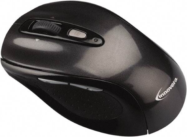 innovera - Gray & Black Mouse - Use with Windows 2000, XP, Vista, 7 - Caliber Tooling