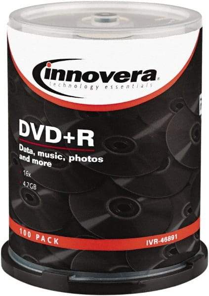 innovera - DVD+R Discs - Use with CD, DVD Drives - Caliber Tooling