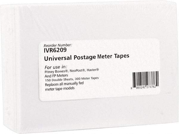 innovera - 5-1/4" Long, White Postage Label - For Pitney Bowes DM100i, DM200L, E700, E707, K700, Mailstation, P700 - Caliber Tooling