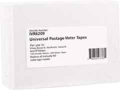 innovera - 5-1/4" Long, White Postage Label - For Pitney Bowes DM100i, DM200L, E700, E707, K700, Mailstation, P700 - Caliber Tooling