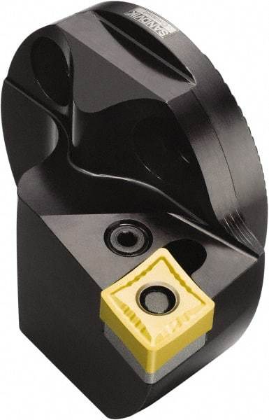 Sandvik Coromant - Right Hand Cut, Size 32, CNMG 120408 Insert Compatiblity, Internal Modular Turning & Profiling Cutting Unit Head - 22mm Ctr to Cutting Edge, 32mm Head Length, Through Coolant, Series T-Max P - Caliber Tooling