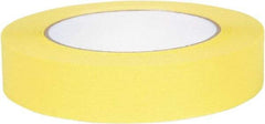 Duck - 15/16" Wide x 60 Yd Long Yellow Poly-Coated Paper Masking Tape - Series 240570 - Caliber Tooling