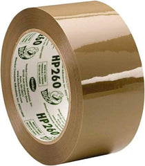 Duck - 1-7/8" x 60 Yd Tan Acrylic Adhesive Packaging Tape - Polypropylene Film Backing, 3.1 mil Thick, 35 Lb Tensile Strength, Series DUC - Caliber Tooling