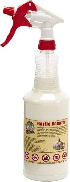 Bare Ground Solutions - Garlic Scentry Quart Bottle Premixed w/ Trigger Sprayer to repel unwanted animals - Garlic Scentry harnesses the power of organics to fight insects and repel unwanted yard and garden pests. - Caliber Tooling