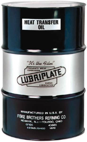 Lubriplate - 55 Gal Drum, Mineral Heat Transfer Oil - SAE 40, ISO 100, 14 cSt at 100°C, 135 cSt at 40°C - Caliber Tooling