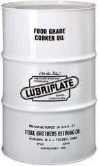 Lubriplate - 55 Gal Drum Mineral Cooker/Sterilizer Oil - SAE 40, ISO 150, 157.27 cSt at 40°C & 15.53 cSt at 100°C, Food Grade - Caliber Tooling