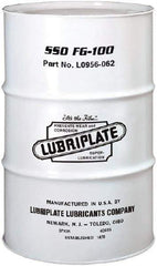 Lubriplate - 55 Gal Drum, Synthetic Seamer Oil - SAE 40, ISO 100, 106.7 cSt at 40°C, 13.9 cSt at 100°C, Food Grade - Caliber Tooling