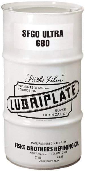 Lubriplate - 16 Gal Drum, Synthetic Gear Oil - 5°F to 400°F, 3289 SUS Viscosity at 100°F, 275 SUS Viscosity at 210°F, ISO 680 - Caliber Tooling