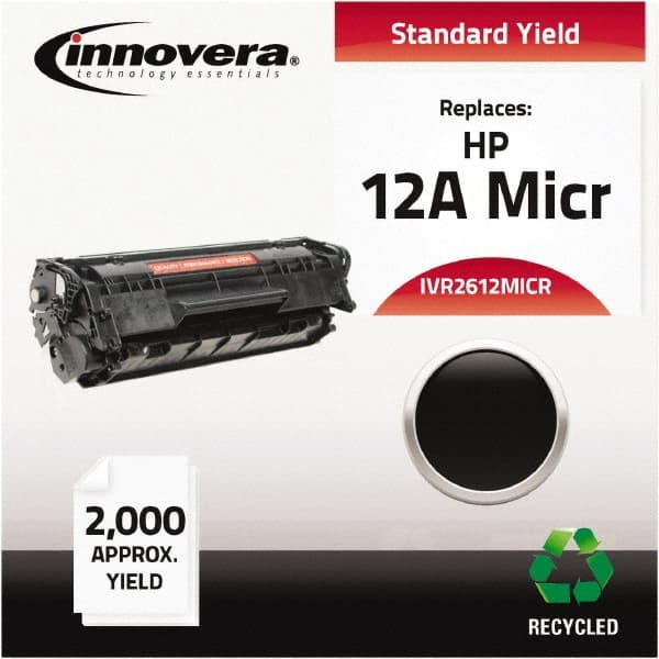 innovera - Black MICR Toner - Use with HP LaserJet 1010, 1012, 1015, 1020, 1022 - Caliber Tooling