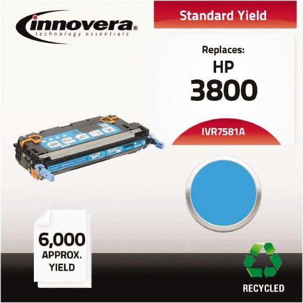 innovera - Cyan Toner Cartridge - Use with HP Color LaserJet 3800, CP3505 - Caliber Tooling