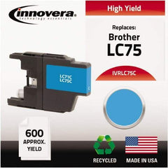 innovera - Cyan Inkjet Printer Cartridge - Use with Brother MFC-J6510DW, MFC-J6710DW, MFC-J6910DW, MFC-J825DW, MFC-J835DW - Caliber Tooling