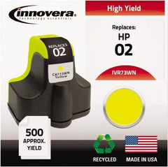 innovera - Yellow Inkjet Printer Cartridge - Use with HP Photosmart C5180, C6180, C7180, D6160, D7145, D7155, D7160, D7345, D7355, D7360, 3110, 3210, 3310, 8250 - Caliber Tooling