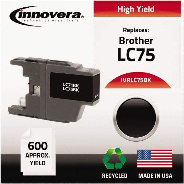 innovera - Black Inkjet Printer Cartridge - Use with Brother MFC-J6510DW, MFC-J6710DW, MFC-J6910DW, MFC-J825DW, MFC-J835DW - Caliber Tooling