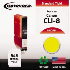 innovera - Yellow Inkjet Printer Cartridge - Use with Canon PIXMA iP3300, iP3500, iP4200, iP4300, iP4500, iP5200, MP500, MP510, MP520, MP530, MP600, MP610, MP800, MP810, MP830, MP950, MP960, MP970, MX700, MX850 - Caliber Tooling