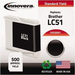 innovera - Black Ink Cartridge - Use with Brother DCP-130C, 330C, 350C, Fax 1360, 1860C, 1960C, 2480C, 2580C, MFC-230C, 240C, 440CN, 465CN, 665CW, 685CW, 845CW, 885CW, 3360C, 5460CN, 5860CN - Caliber Tooling