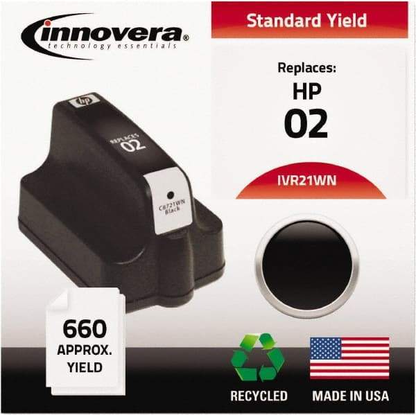 innovera - Black Inkjet Printer Cartridge - Use with HP Photosmart C5180, C6180, C7180, D6160, D7145, D7155, D7160, D7345, D7355, D7360, 3110, 3210, 3310, 8250 - Caliber Tooling