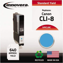 innovera - Cyan Inkjet Printer Cartridge - Use with Canon PIXMA iP3300, iP3500, iP4200, iP4300, iP4500, iP5200, MP500, MP510, MP520, MP530, MP600, MP610, MP800, MP810, MP830, MP950, MP960, MP970, MX700, MX850 - Caliber Tooling